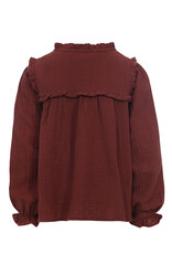 LOOXS Little blouses/tops Little mousseline blouse Red Wine