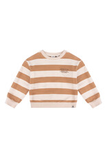 Daily7 Organic Sweater Stripe Oversized Hazelnut-742
