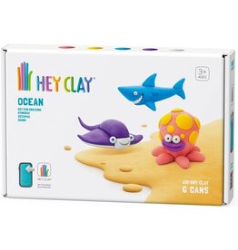 HEY CLAY Ocean - Shark  Octopus, Stingray - 6 cans