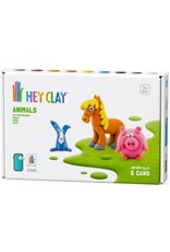 HEY CLAY Animals - Piggy Horse Rabbit - 6 cans