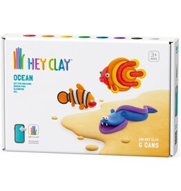 HEY CLAY Ocean: Clownfish, Discus Fish, Eel - 6 cans