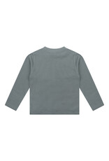 Daily7 Organic T-shirt Longsleeve Pocket Stone Green-621