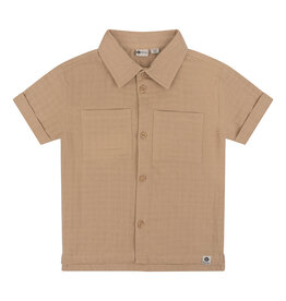 Daily7 Shirt Shortsleeve Structure Camel sand-730