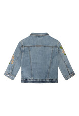 Daily7 Jeans Jacket Flower Light Denim-150