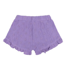 Daily7 Short ruffle Muslin Broderie Dahlia Purple-463