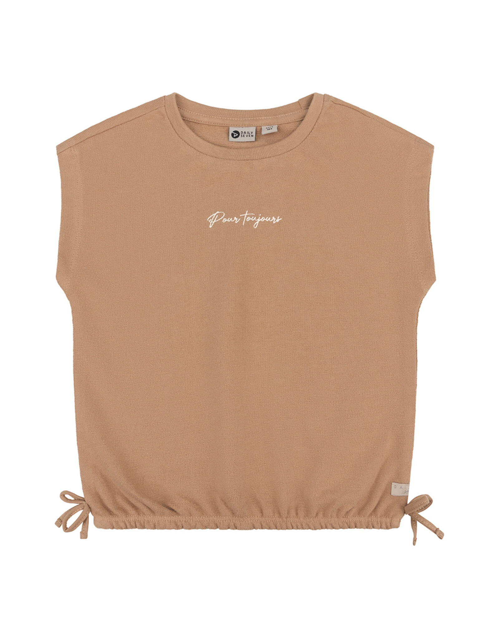 Daily7 Organic T-shirt Pour Toujours Camel sand-730