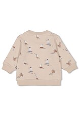 Feetje Sweater AOP - Let's Sail Zand 51602294