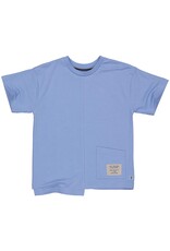 Levv Labels Little Boys Oversized Shortsleeve Mid Blue MAESONLS242