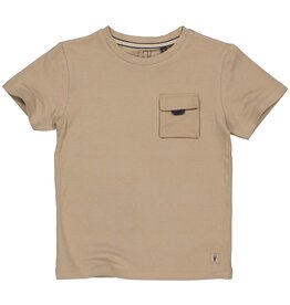 Levv Labels Little Boys Shortsleeve Taupe MAIROLS241