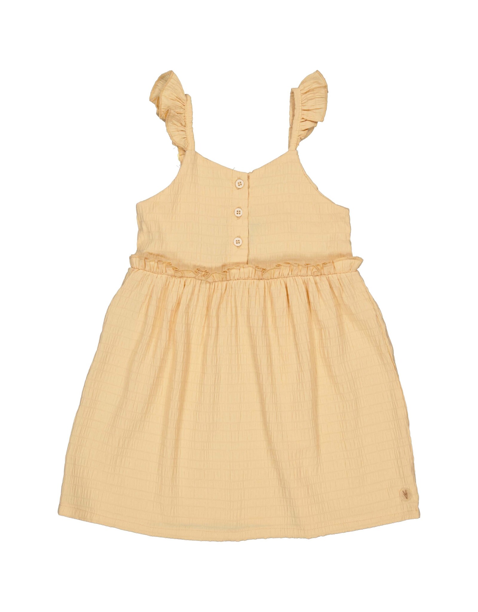 Levv Labels Little Girls Dress Soft Yellow MALULS242