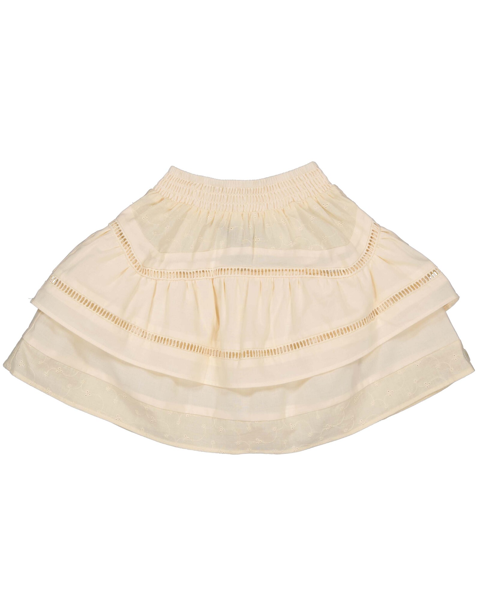 Levv Labels Little Girls Skirt Ivory White MOOSJELS242