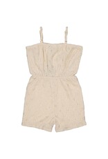 Levv Labels Little Girls Playsuit Ivory White MARALS243