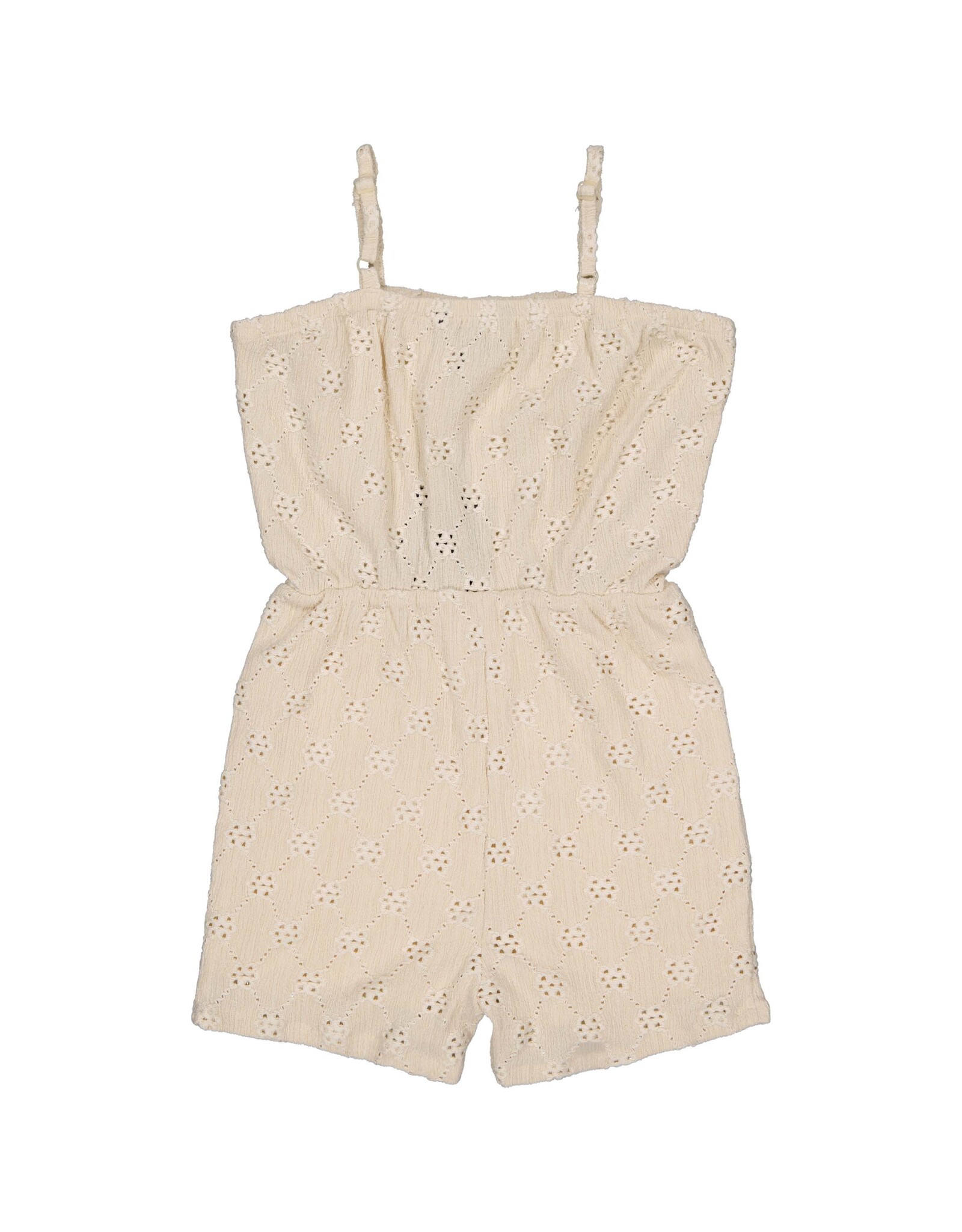 Levv Labels Little Girls Playsuit Ivory White MARALS243
