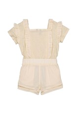 Levv Labels Little Girls Playsuit Ivory White MAYALS242