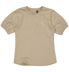 Levv Labels Little Girls Shortsleeve Taupe MARLOESLS241