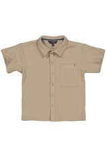 Levv Labels Little Boys Blouse Taupe MAUROLS242