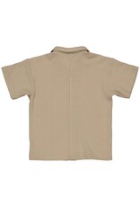 Levv Labels Little Boys Blouse Taupe MAUROLS242