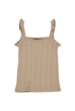 Levv Labels Little Girls Knitted Singlet Taupe MILALS242