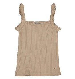 Levv Labels Little Girls Knitted Singlet Taupe MILALS242