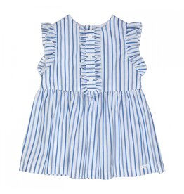 Gymp Pinafore Kaja Blue - White