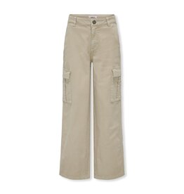 Kids Only Cargo Trousers KOGYARROW-VOX STR CARGO PANT PNT NOOS Pumice Stone 15304049