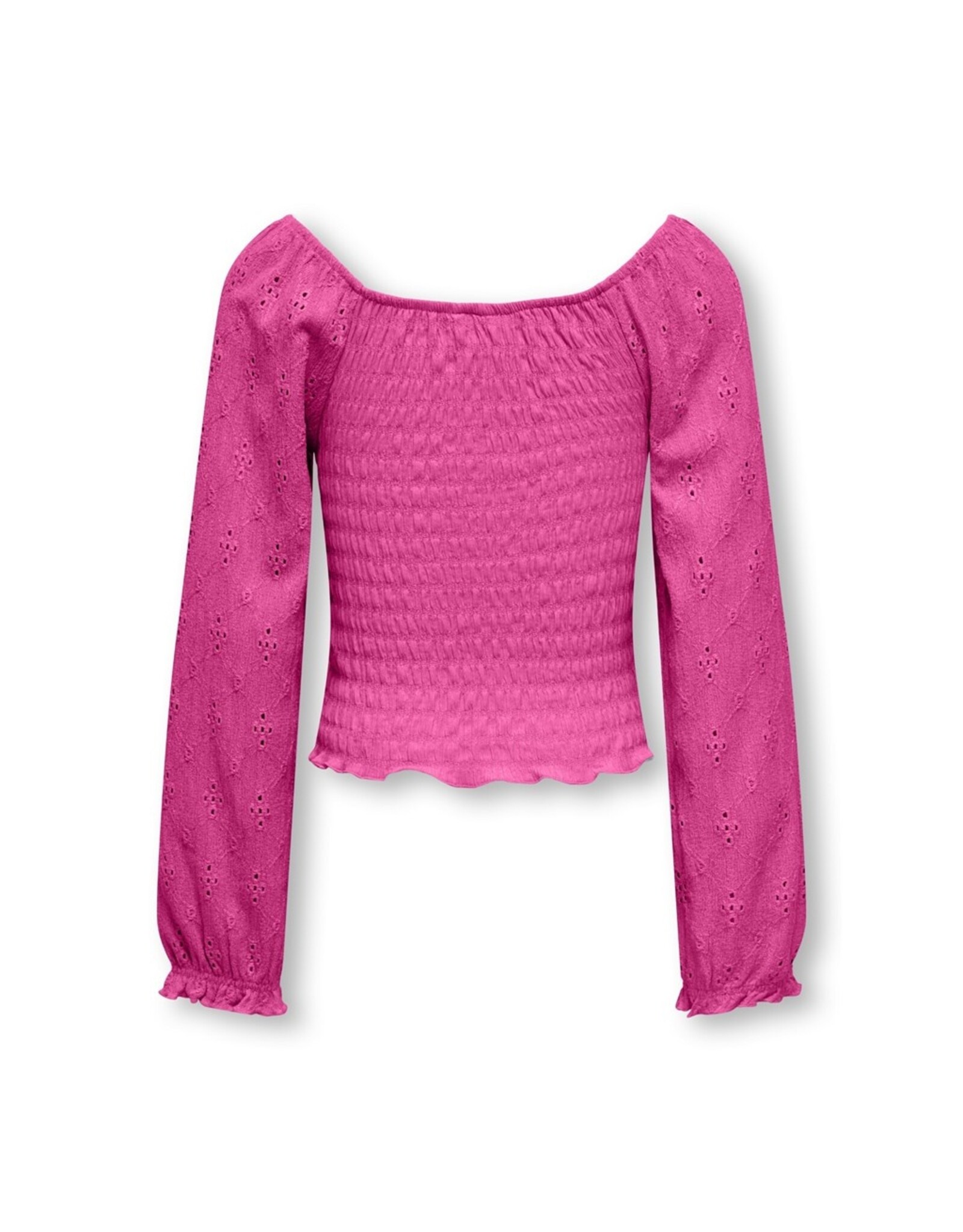 Kids Only T-Shirts & Tops KOGTILDA L/S SMOCK TOP JRS Raspberry Rose 15321842