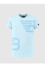 Ballin Amsterdam T-shirt with frontprint Lt Blue 24017105