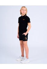 Malelions Malelions Junior Split Swim Shorts Black/Orange MJ1-SS24-31