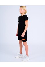 Malelions Malelions Junior Captain Shorts 2.0 Black/Orange MJ1-SS24-27