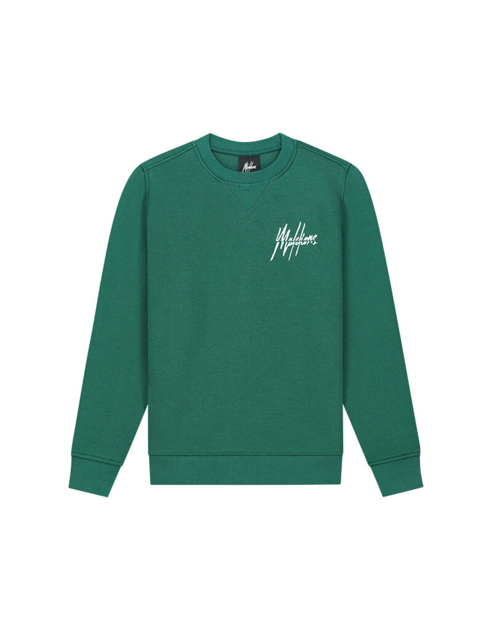 Malelions Malelions Junior Split Sweater Dark Green/Mint MJ1-SS24-05