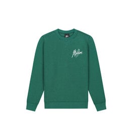 Malelions Malelions Junior Split Sweater Dark Green/Mint MJ1-SS24-05