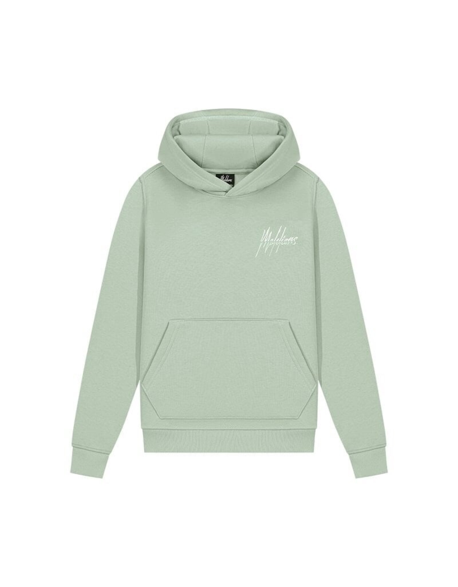 Malelions Malelions Junior Split Hoodie Aqua Grey/Mint MJ1-SS24-03