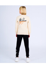 Malelions Malelions Junior Split Sweater Beige/Orange MJ1-SS24-05