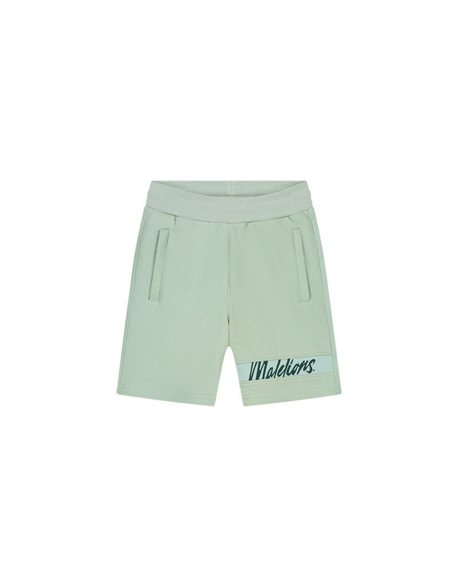 Malelions Malelions Junior Captain Shorts 2.0 Aqua Grey/Mint MJ1-SS24-27