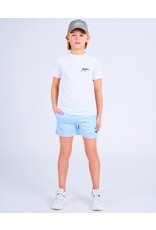 Malelions Malelions Junior Split T-Shirt White/Light Blue MJ1-SS24-07