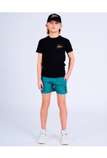 Malelions Malelions Junior Split T-Shirt Black/Orange MJ1-SS24-07