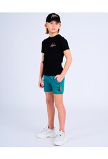 Malelions Malelions Junior Split T-Shirt Black/Orange MJ1-SS24-07