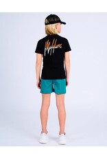 Malelions Malelions Junior Split T-Shirt Black/Orange MJ1-SS24-07
