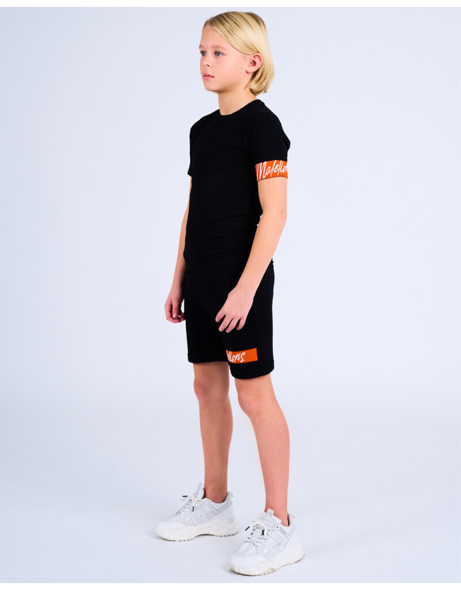 Malelions Malelions Junior Captain T-Shirt 2.0 Black/Orange MJ1-SS24-25