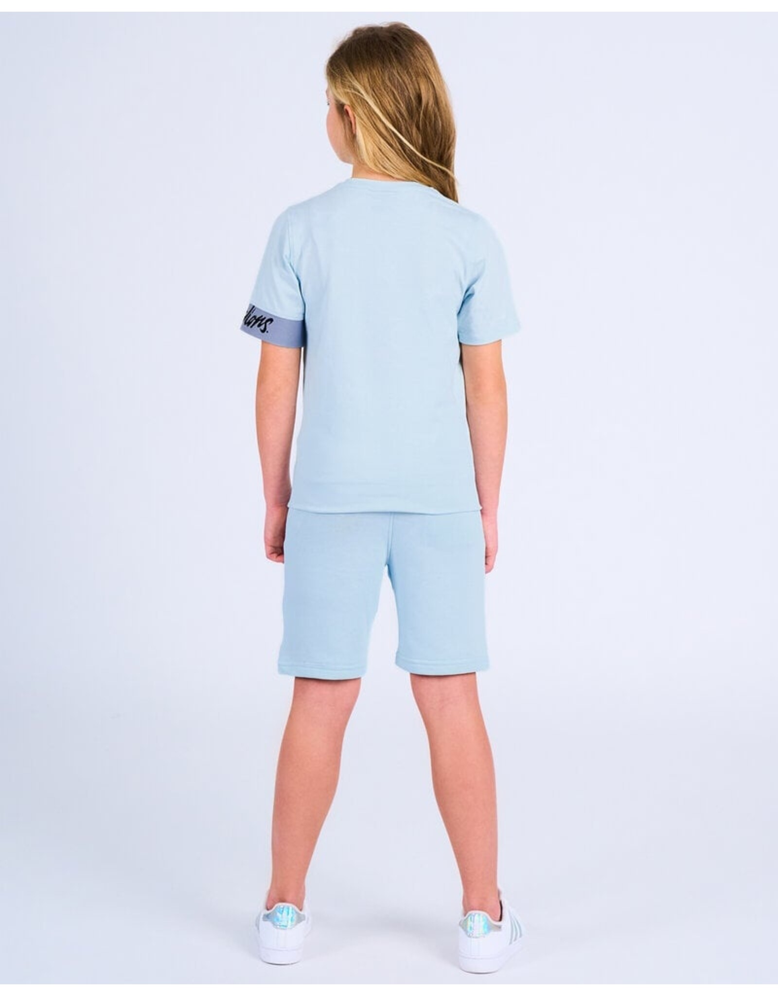 Malelions Malelions Junior Captain Shorts 2.0 Light Blue/Black MJ1-SS24-27