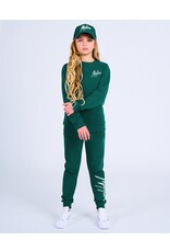 Malelions Malelions Junior Split Sweatpants Dark Green/Mint MJ1-SS24-09