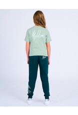 Malelions Malelions Junior Split T-Shirt Aqua Grey/Mint MJ1-SS24-07