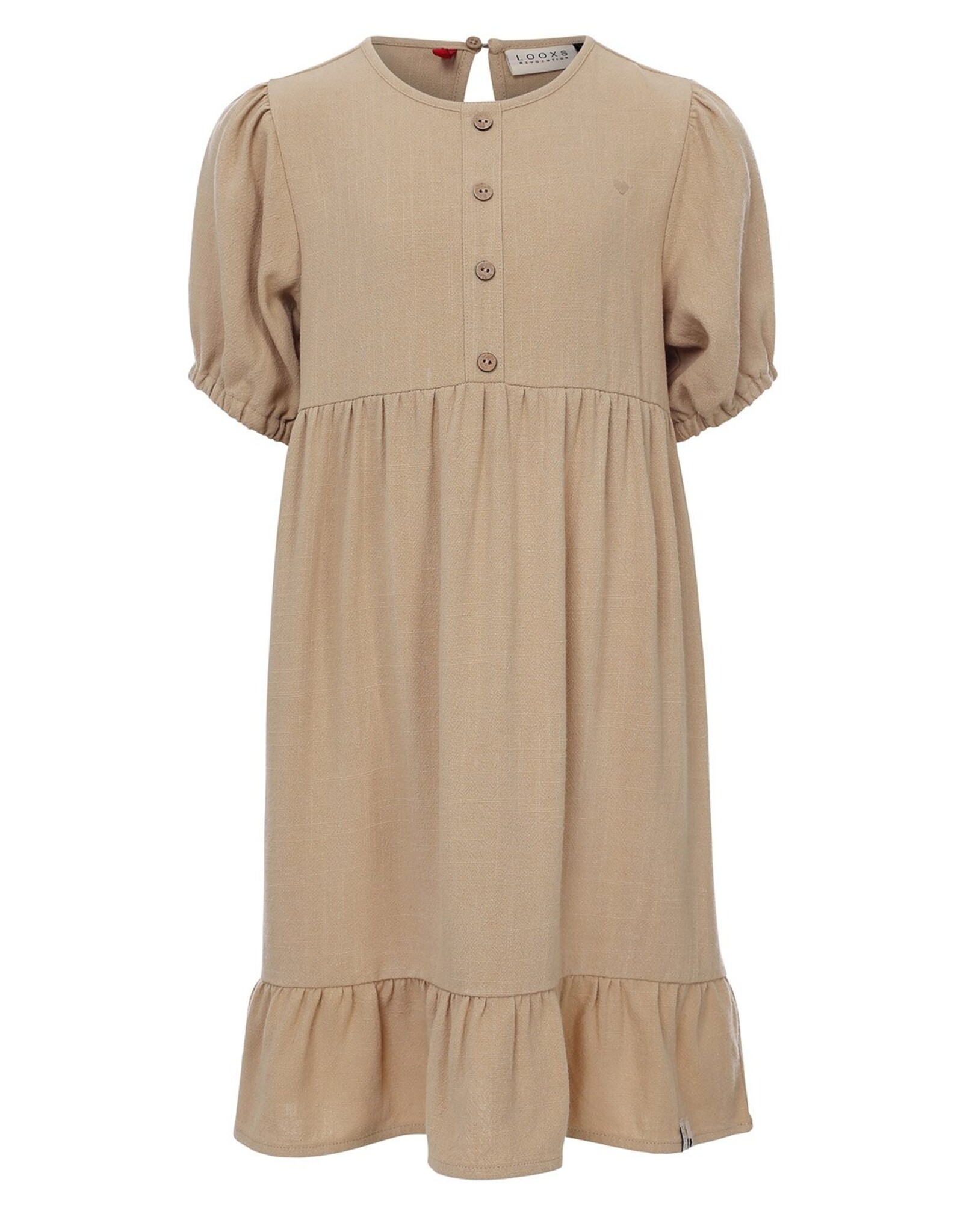 LOOXS Little dresses Little linen dress SAGE