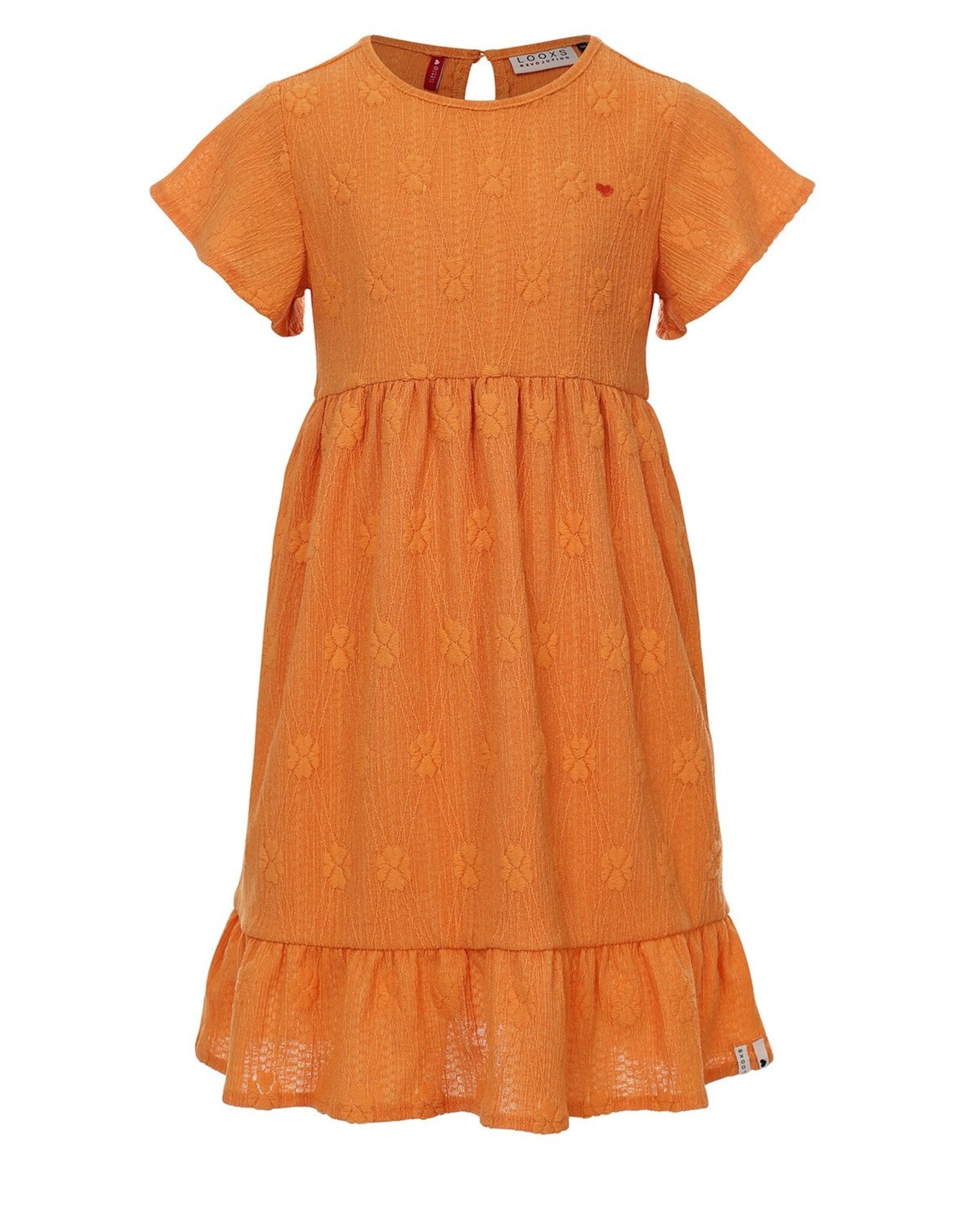 LOOXS Little dresses Little lace dress Orange