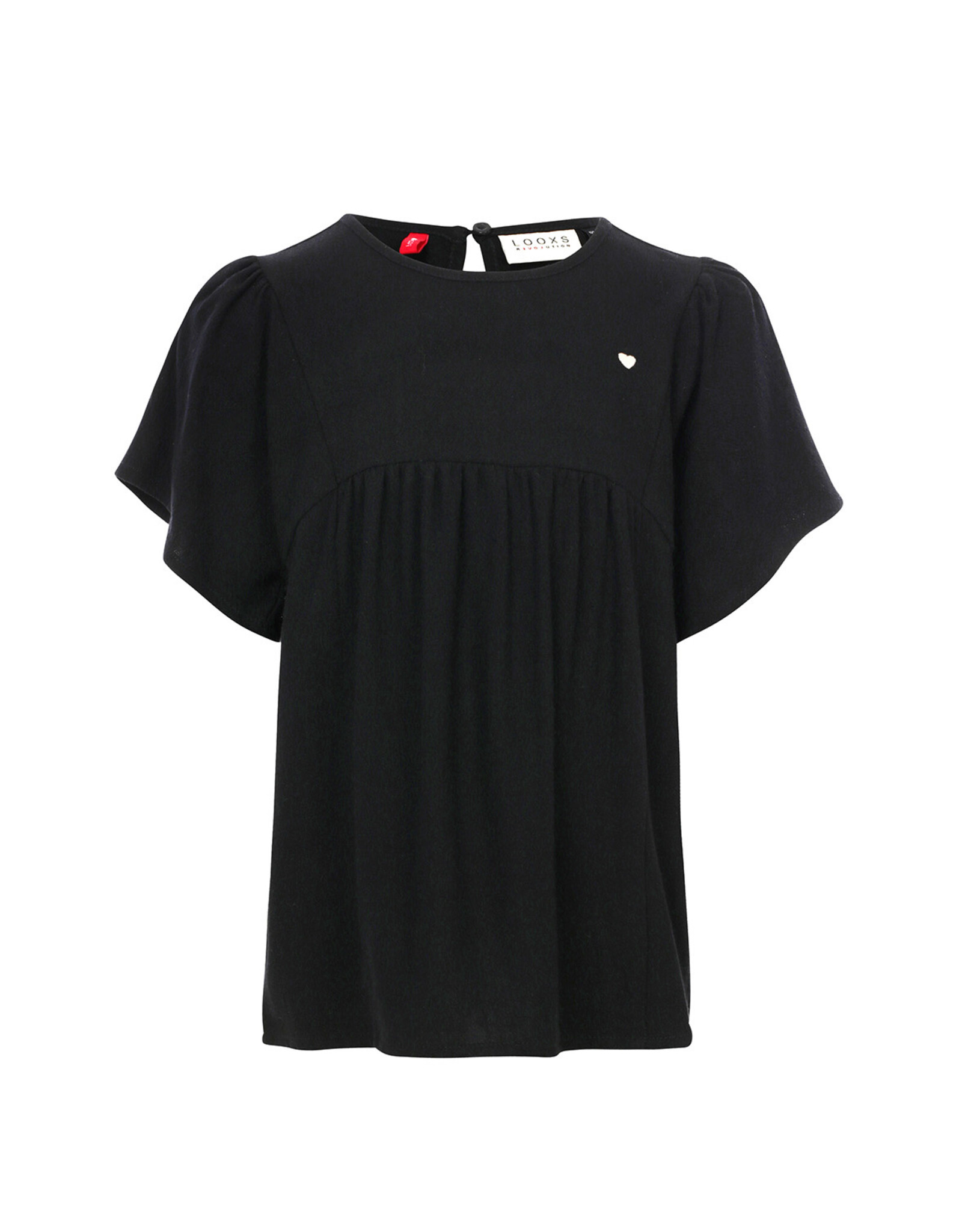 LOOXS Little blouses/tops Little top short sleeves black