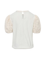 LOOXS Little blouses/tops Little lace top ivory