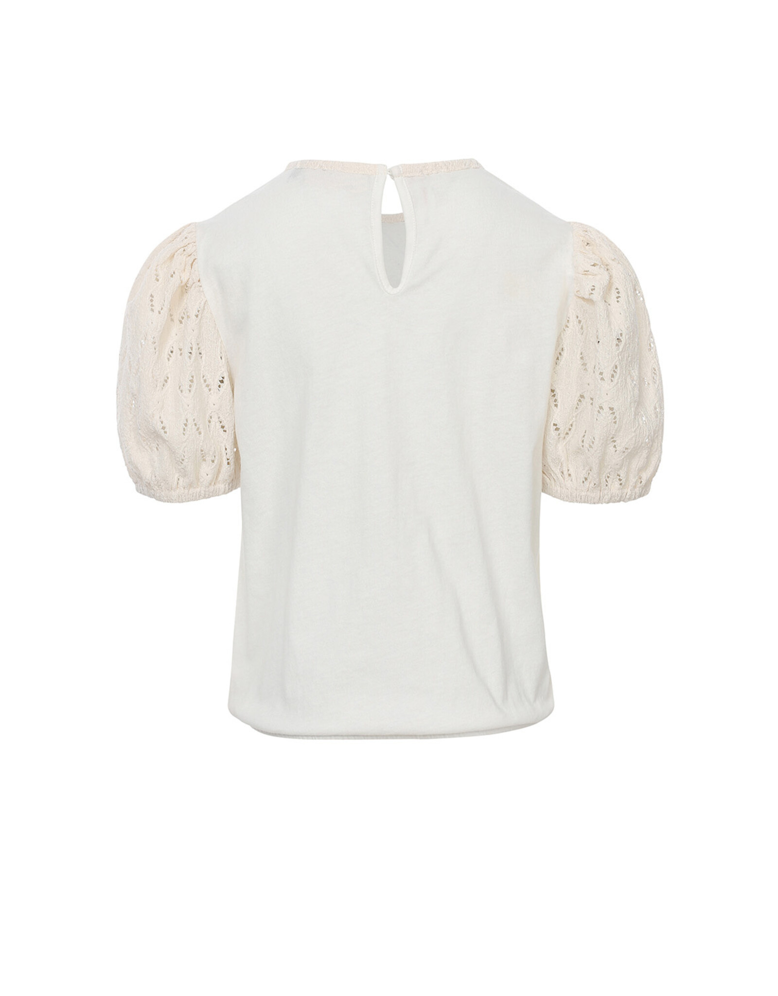 LOOXS Little blouses/tops Little lace top ivory