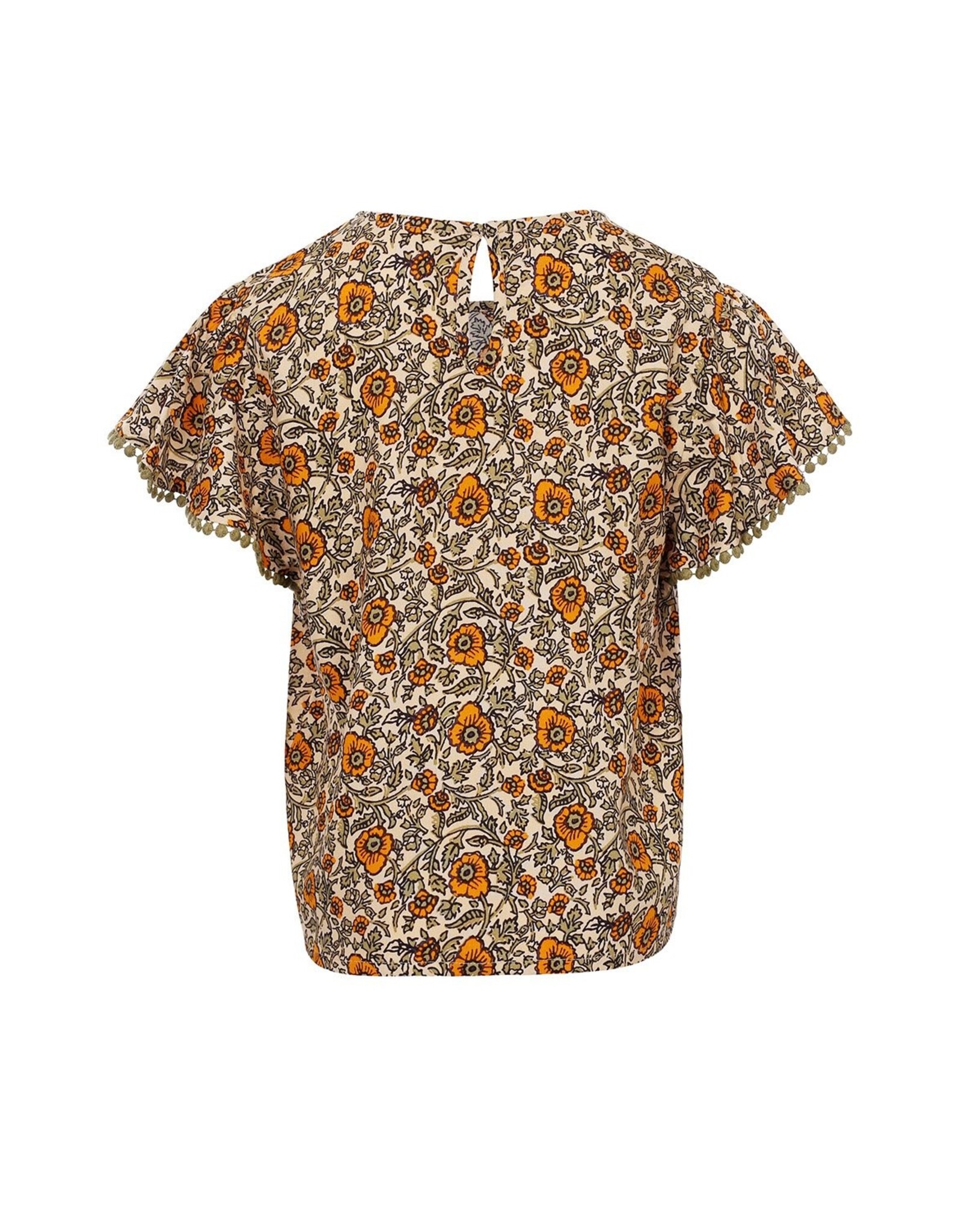 LOOXS Little blouses/tops Little floral blouse Orange Floral