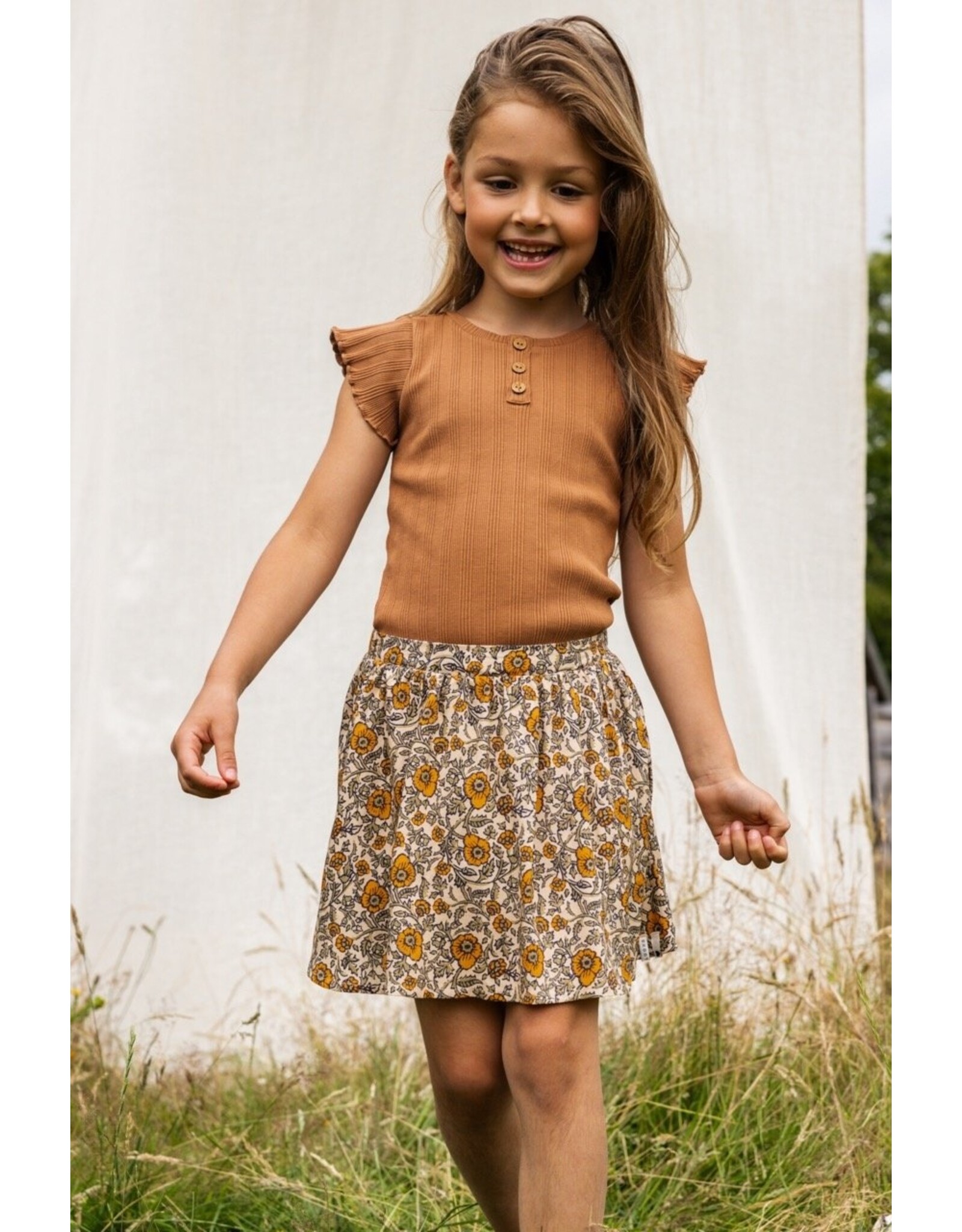 LOOXS Little skirts Little skirt Orange Floral