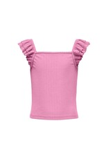 Kids Only T-Shirts & Tops KOGNELLA S/L FRILL STRAP TOP JRS Begonia Pink 15317829